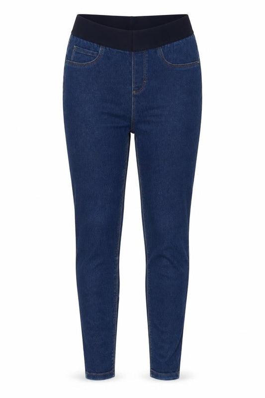 George Womens Blue Cotton Jegging Jeans Size 10 L27 in Regular