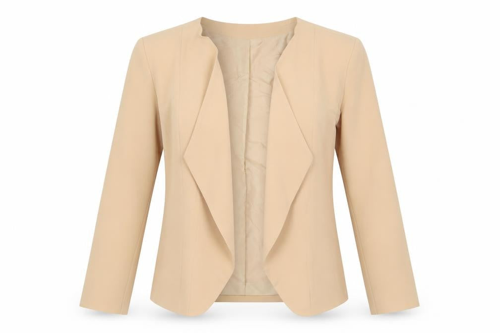 Oasis Womens Beige Jacket Blazer Size 10 - Open