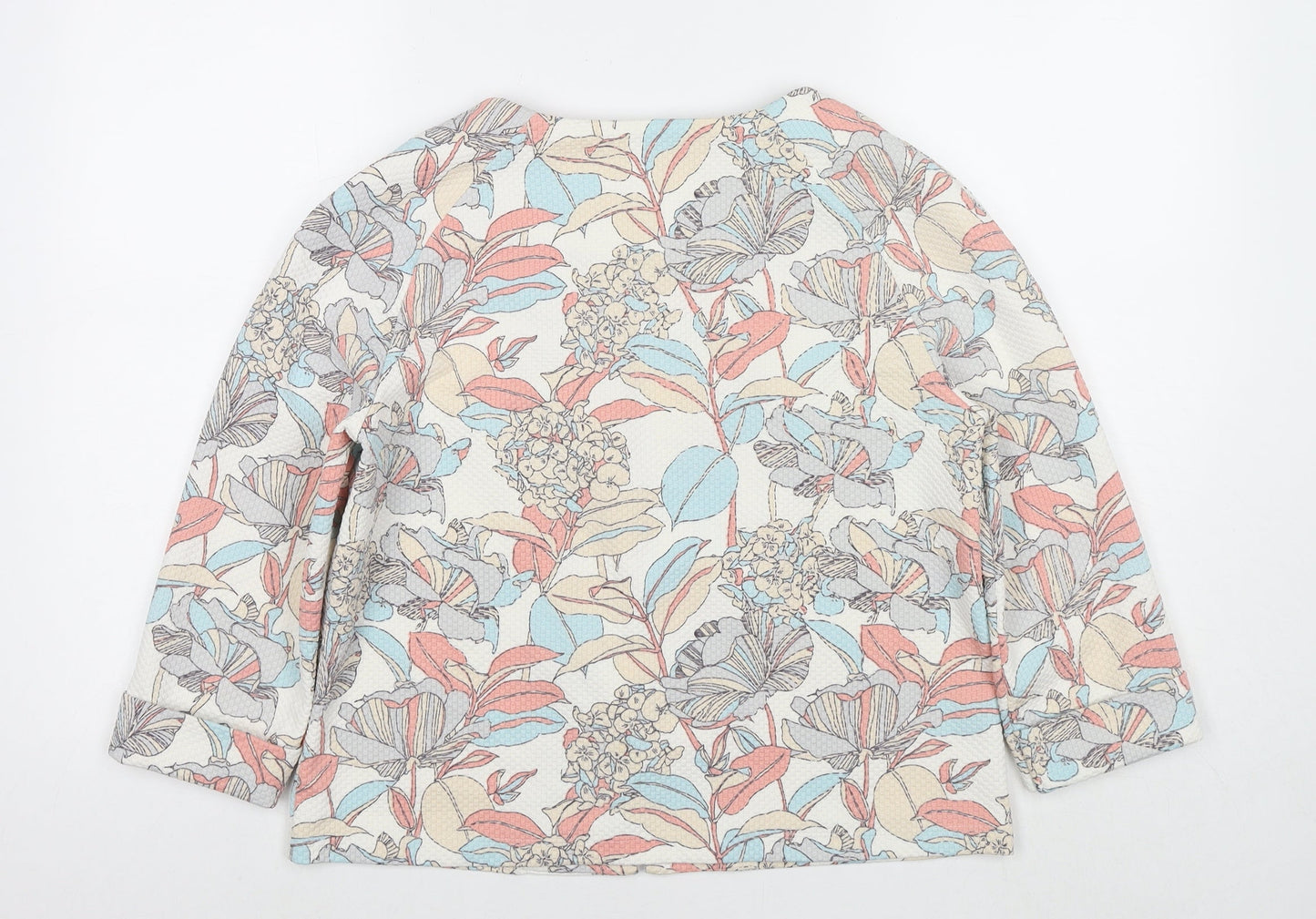 Marks and Spencer Womens Multicoloured Floral Jacket Blazer Size 12