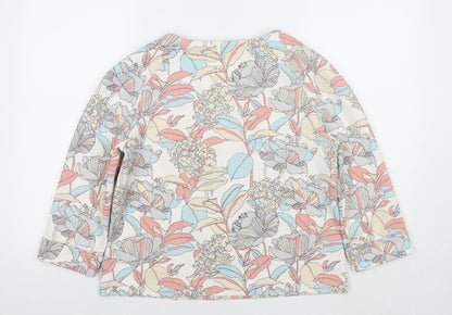 Marks & Spencer Womens Multicoloured Floral Jacket Blazer Size 12