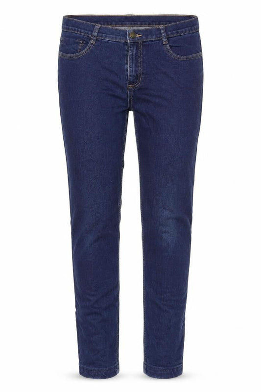 Marks & Spencer Womens Blue Cotton Skinny Jeans Size 12 L26 in Regular Zip