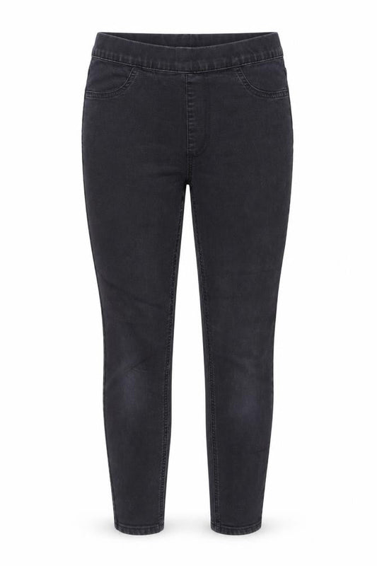 Marks & Spencer Womens Grey Cotton Jegging Jeans Size 10 L24 in Regular