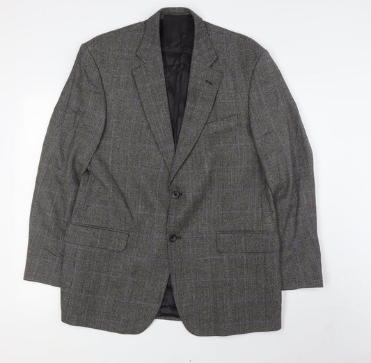 Marks and Spencer Mens Grey Wool Jacket Suit Jacket Size 40 Regular