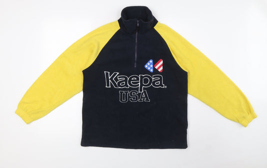 Kaepa Boys Blue 100% Polyester Pullover Sweatshirt Size 15-16 Years Zip