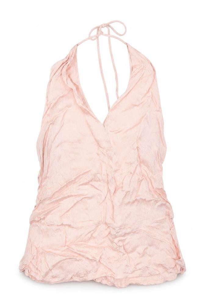 Everlane Womens Pink Viscose Basic Tank Size S V-Neck