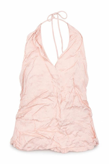 Everlane Womens Pink Viscose Basic Tank Size S V-Neck