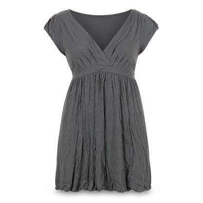 Next Womens Grey Viscose A-Line Size 12 Round Neck Pullover