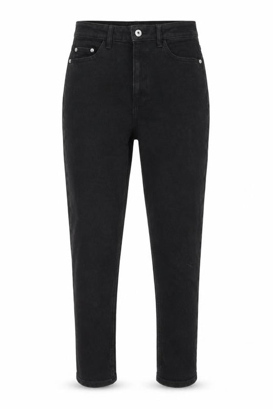 F&F Womens Black Cotton Skinny Jeans Size 8 L27 in Regular Zip
