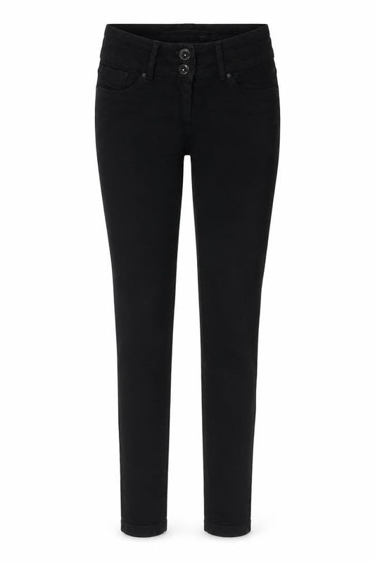 Next Womens Beige Cotton Skinny Jeans Size 6 L29 in Regular Button