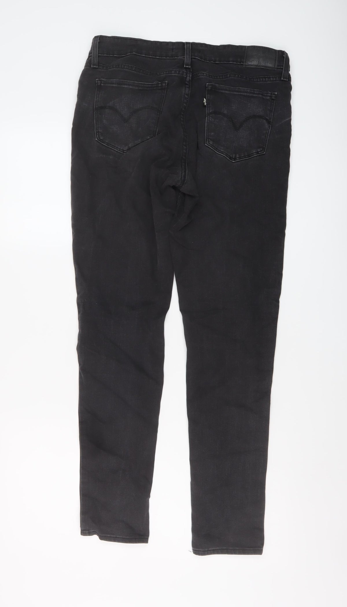 Levi's Womens Grey Cotton Skinny Jeans Size 30 in L30 in Regular Button