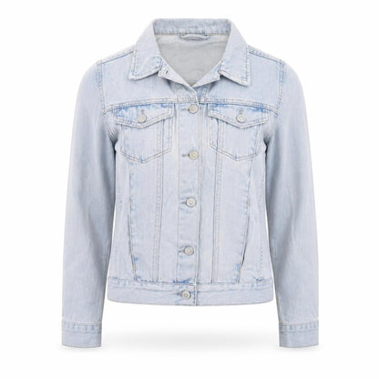 Topshop Womens Blue Jacket Size 8 Button