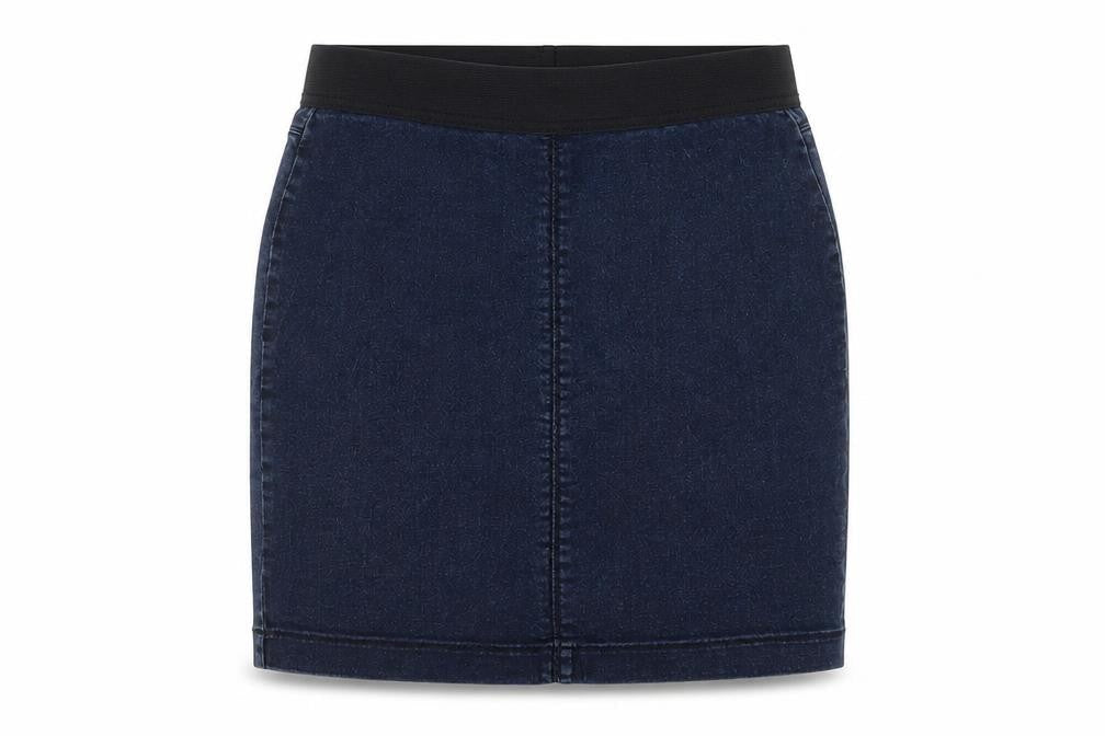 Marks & Spencer Womens Black Cotton A-Line Skirt Size 10