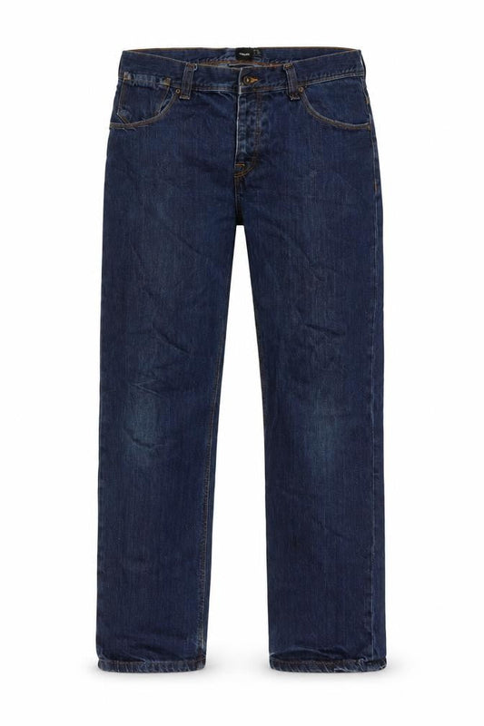 ASOS Mens Blue Cotton Straight Jeans Size 31 in L30 in Regular Button