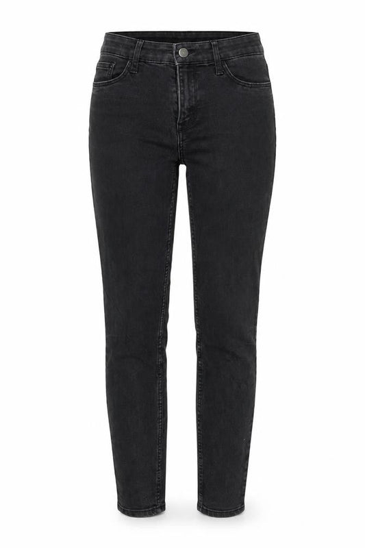 H&M Womens Black Cotton Skinny Jeans Size 26 in L28 in Regular Zip