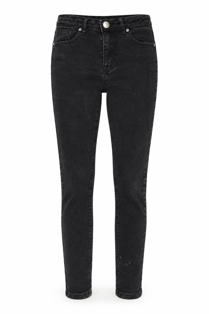 Boohoo Womens Black Cotton Skinny Jeans Size 6 L26 in Regular Zip