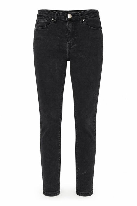 Boohoo Womens Black Cotton Skinny Jeans Size 6 L26 in Regular Zip