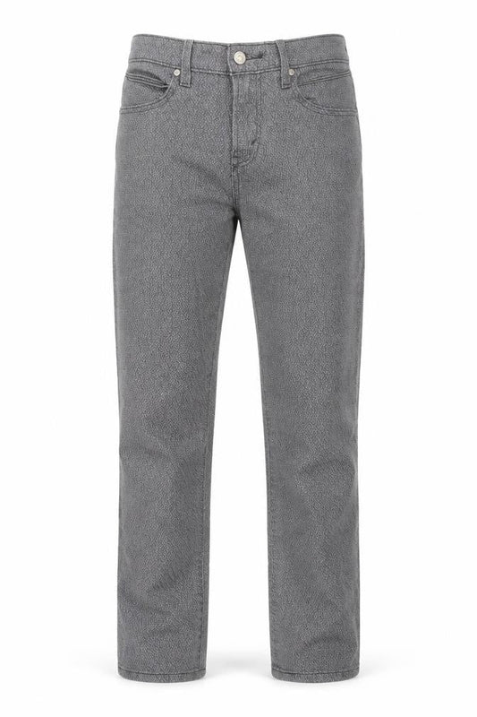 Levi's Womens Grey Geometric Cotton Straight Jeans Size 29 in L32 in Regular Zip