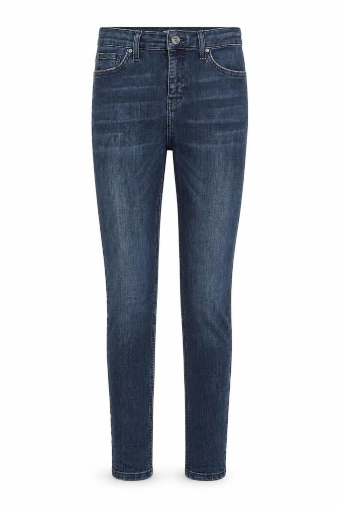 Topshop Womens Blue Cotton Skinny Jeans Size 26 in L32 in Regular Zip