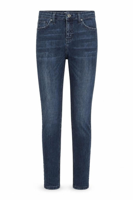 Topshop Womens Blue Cotton Skinny Jeans Size 26 in L32 in Regular Zip