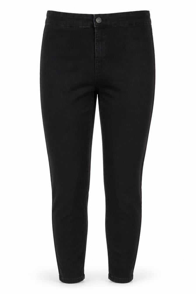 Denim & Co. Womens Black Cotton Skinny Jeans Size 14 L30 in Regular Zip