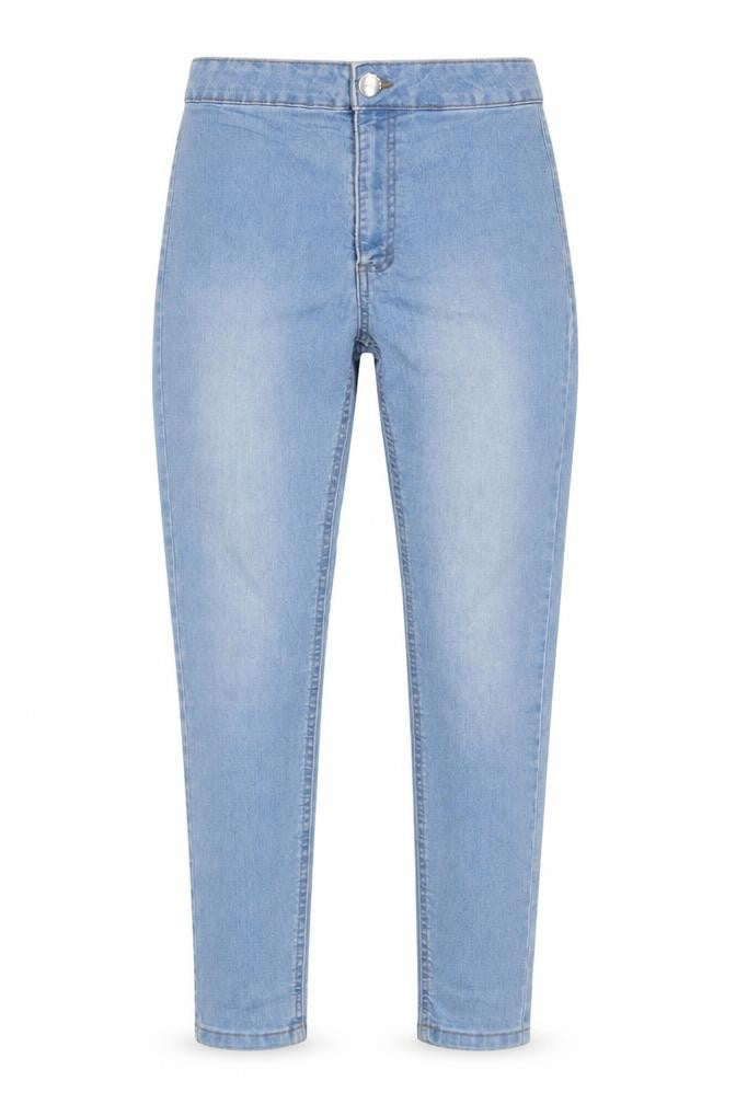 Cotton On Womens Blue Cotton Capri Jeans Size 8 L25 in Regular Zip