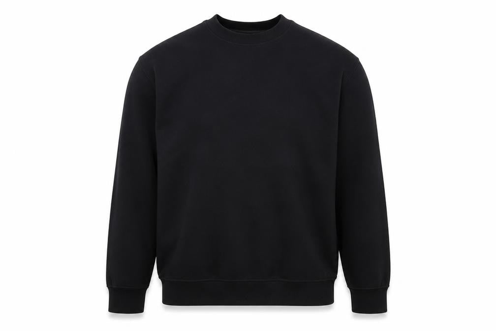 Boohoo Mens Black Cotton Pullover Sweatshirt Size S