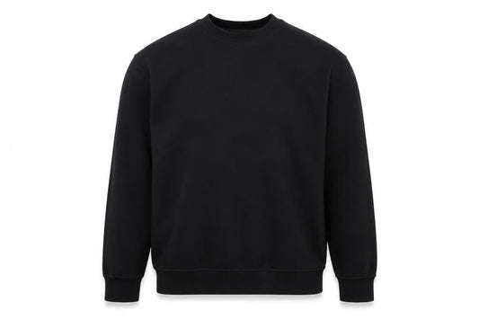 Boohoo Mens Black Cotton Pullover Sweatshirt Size S