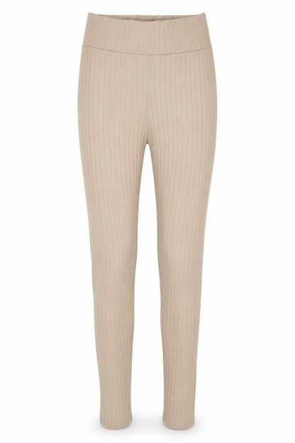 PRETTYLITTLETHING Womens Beige Polyester Pedal Pusher Trousers Size 8 L30 in Regular