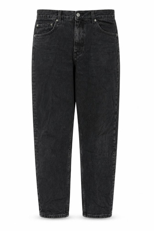 Weekday Womens Black Cotton Mom Jeans Size 31 in L30 in Regular Zip