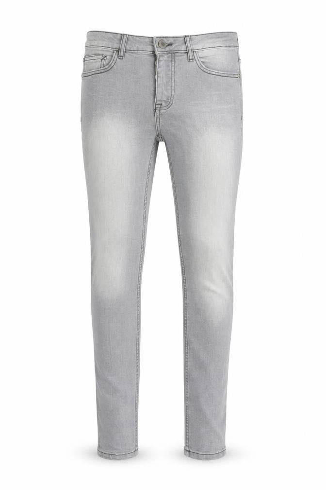 Denim & Co. Mens Grey Cotton Skinny Jeans Size 28 in L32 in Regular Zip