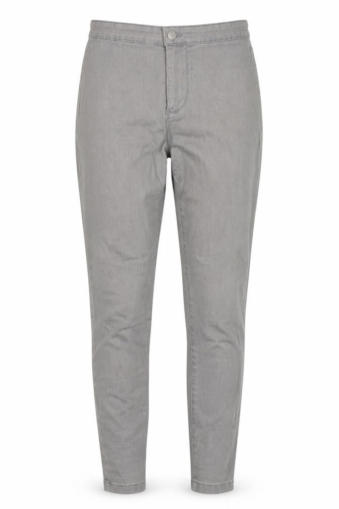 Denim & Co. Womens Grey Cotton Skinny Jeans Size 8 L27 in Regular Zip