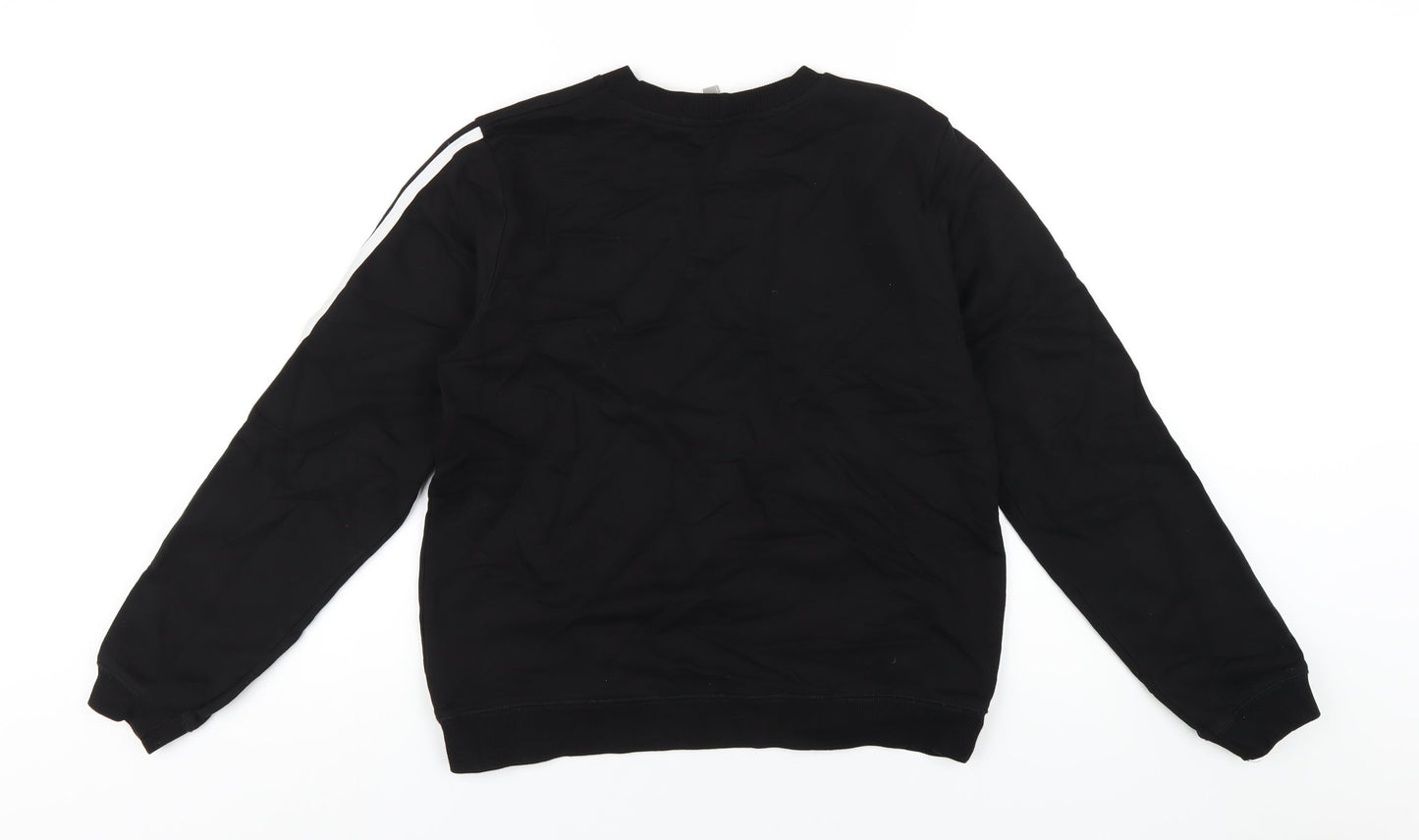 ASOS Womens Black Cotton Pullover Sweatshirt Size 10 Pullover