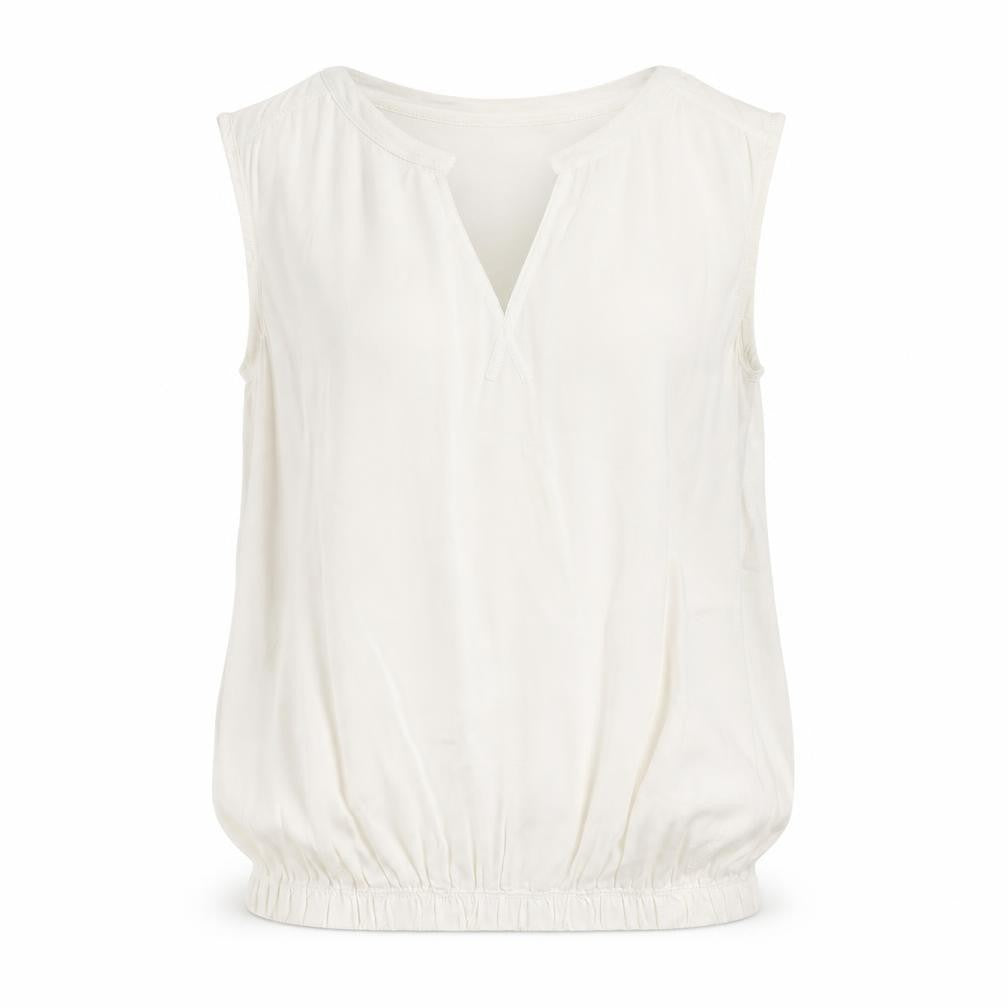 NEXT Womens White Polyester Basic Blouse Size 6 Round Neck