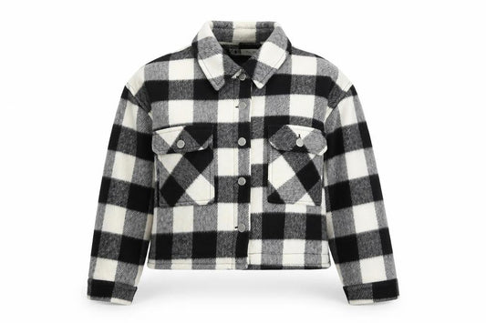 Zara Womens Black Geometric Jacket Size L Button
