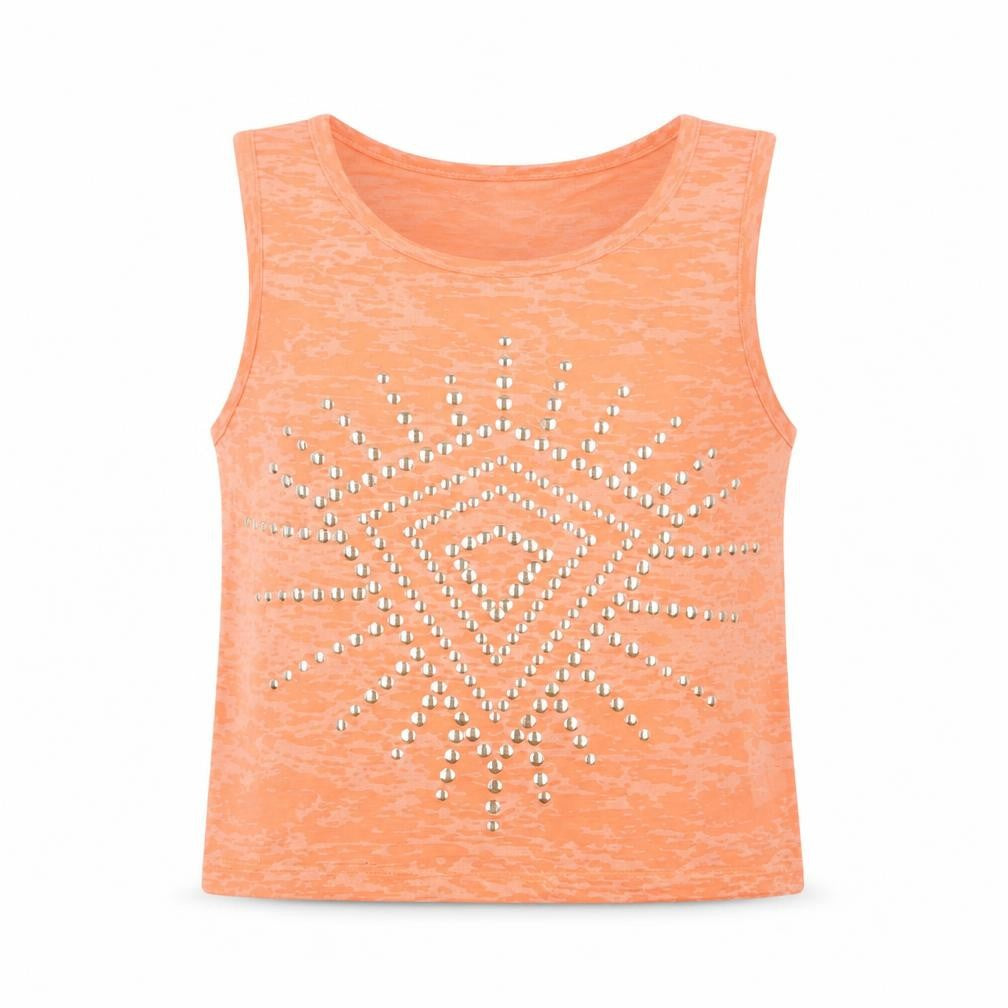 Internacionale Womens Pink Polyester Basic T-Shirt Size 10 Scoop Neck