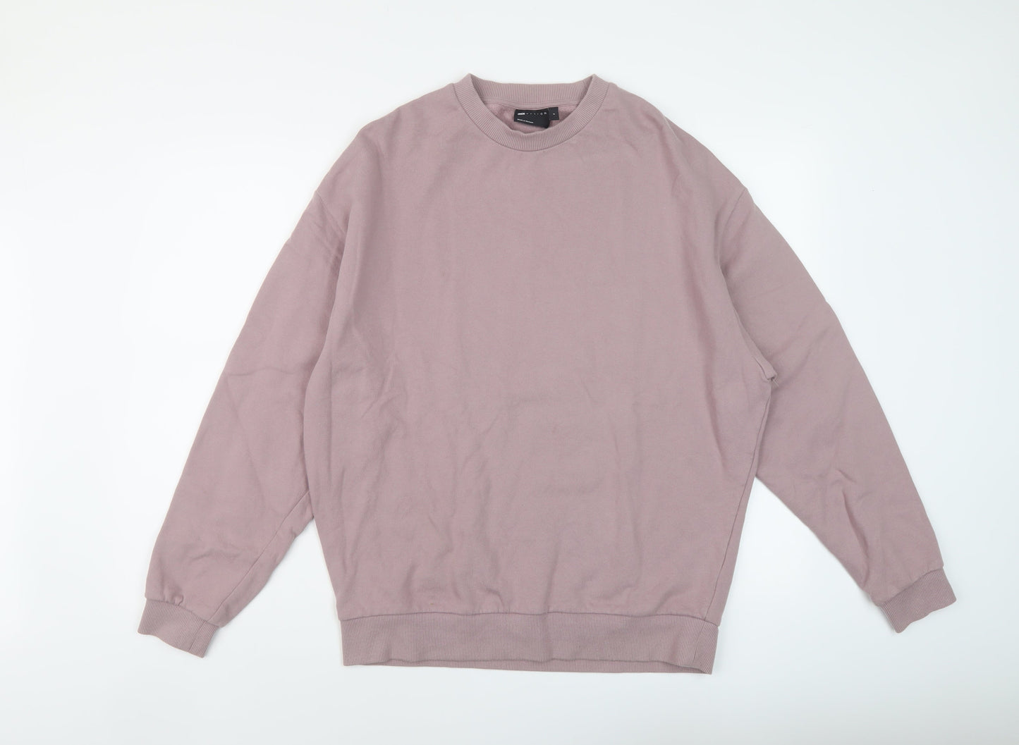 ASOS Womens Pink Cotton Pullover Sweatshirt Size S Pullover
