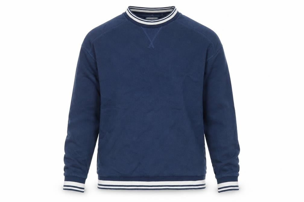 ASOS Mens Blue Cotton Pullover Sweatshirt Size S