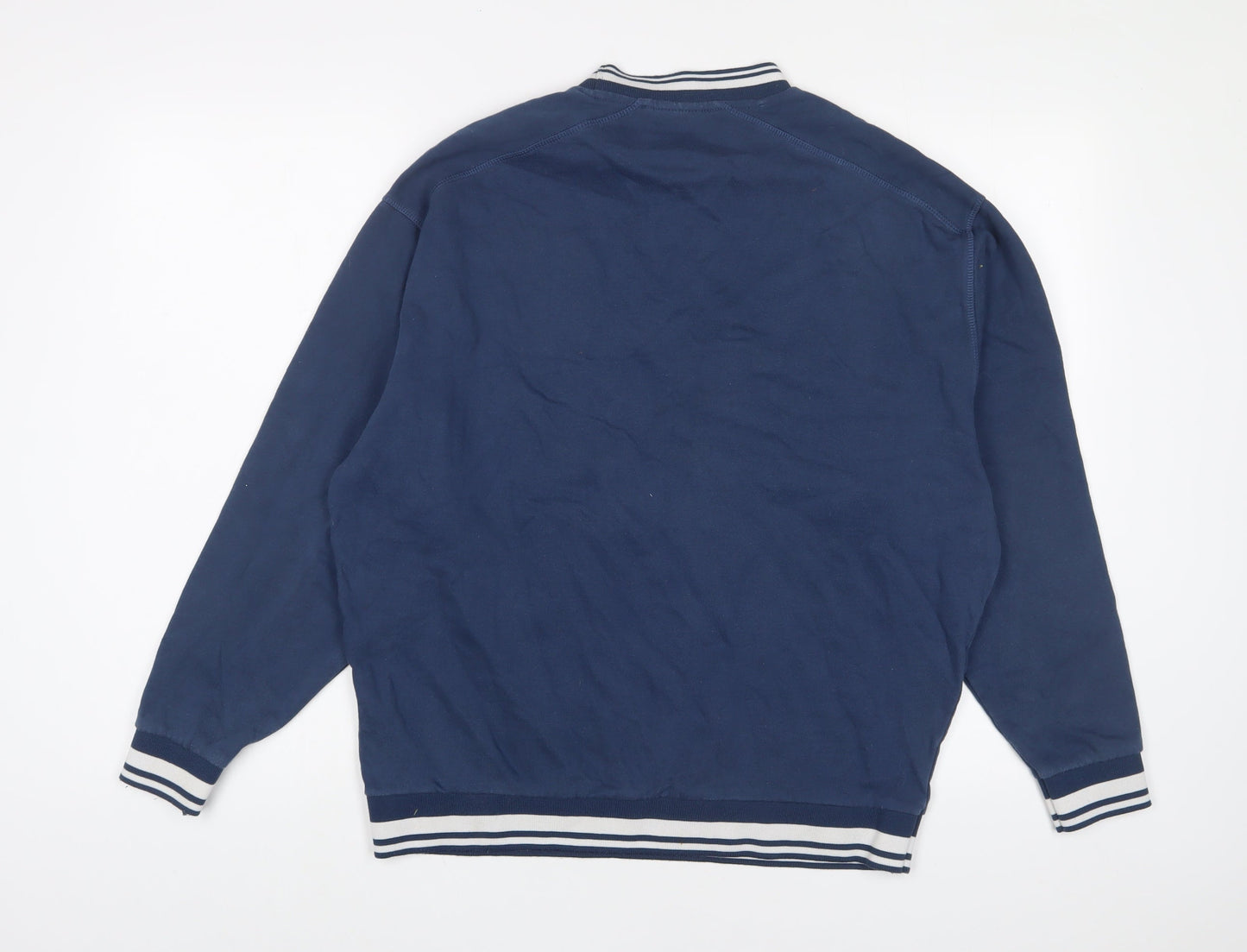 ASOS Mens Blue Cotton Pullover Sweatshirt Size S
