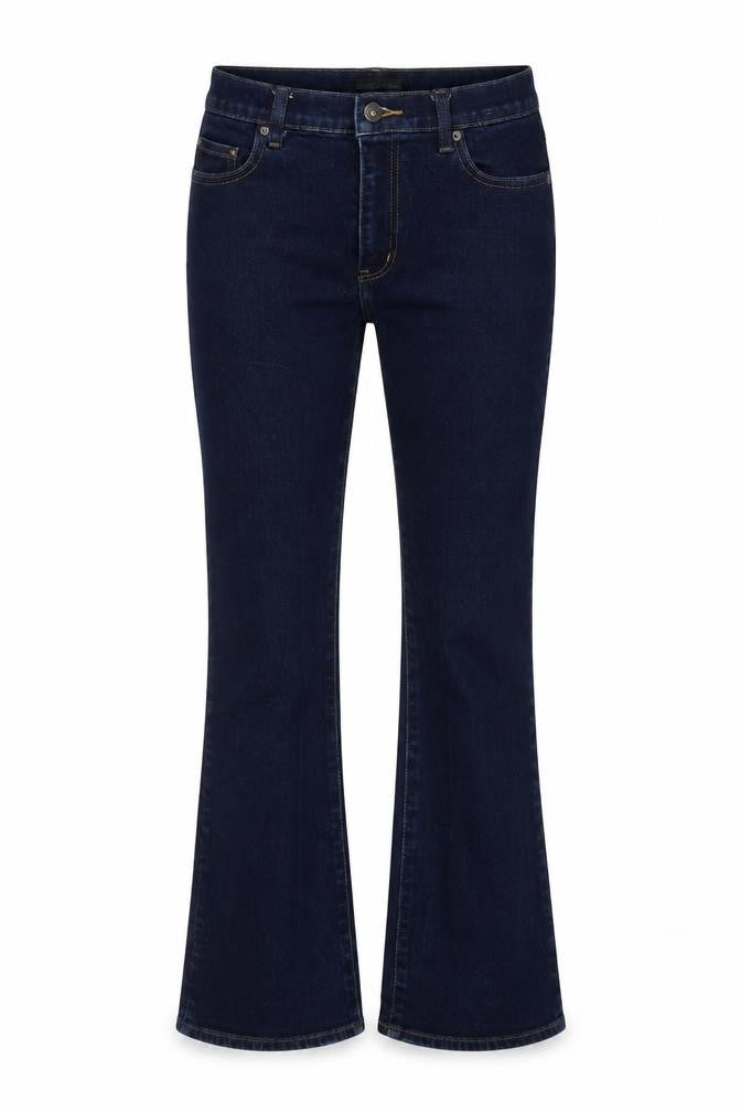 Uniqlo Womens Blue Cotton Bootcut Jeans Size 26 in L28 in Regular Zip