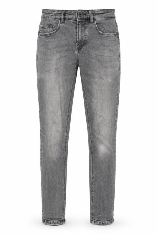 NEXT Womens Grey Cotton Skinny Jeans Size 26 in L31 in Regular Zip