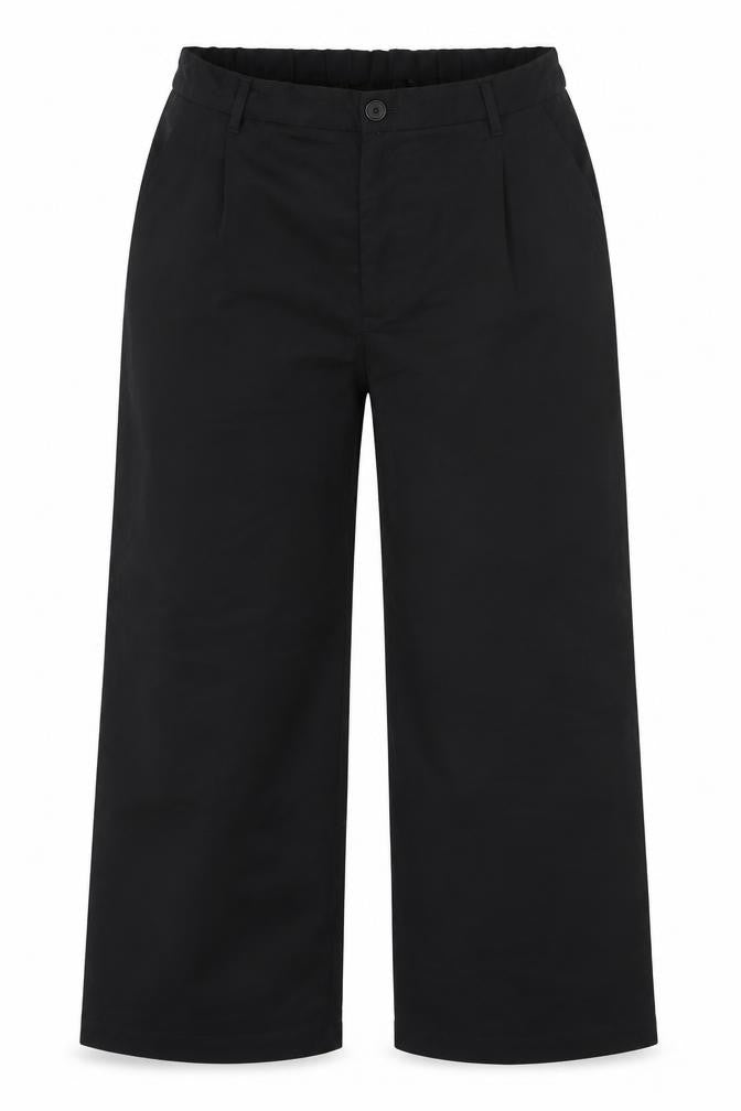 Divided by H&M Womens Black Polyester Trousers Size 18 L29 in Regular Zip