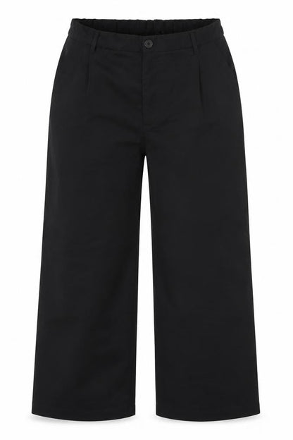 Divided by H&M Womens Black Polyester Trousers Size 18 L29 in Regular Zip