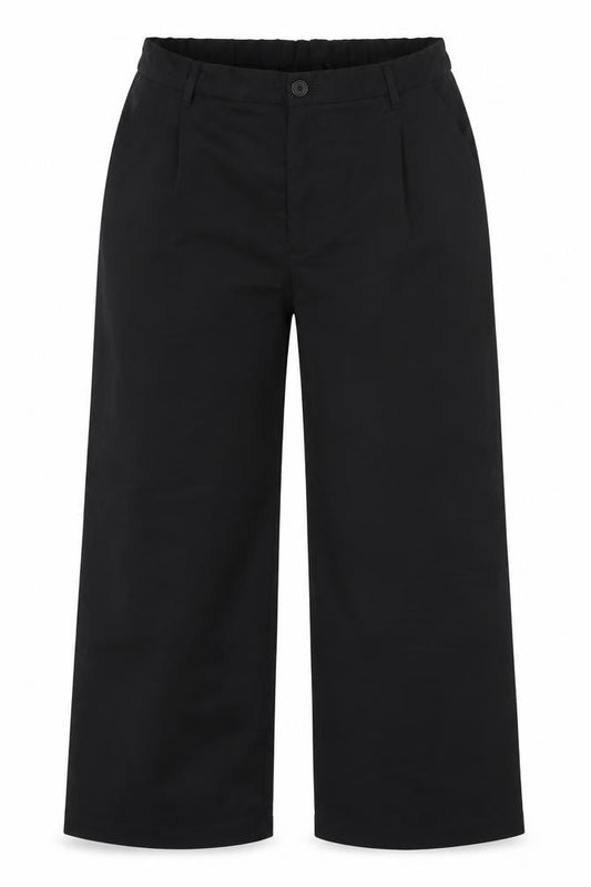 Divided by H&M Womens Black Polyester Trousers Size 18 L29 in Regular Zip