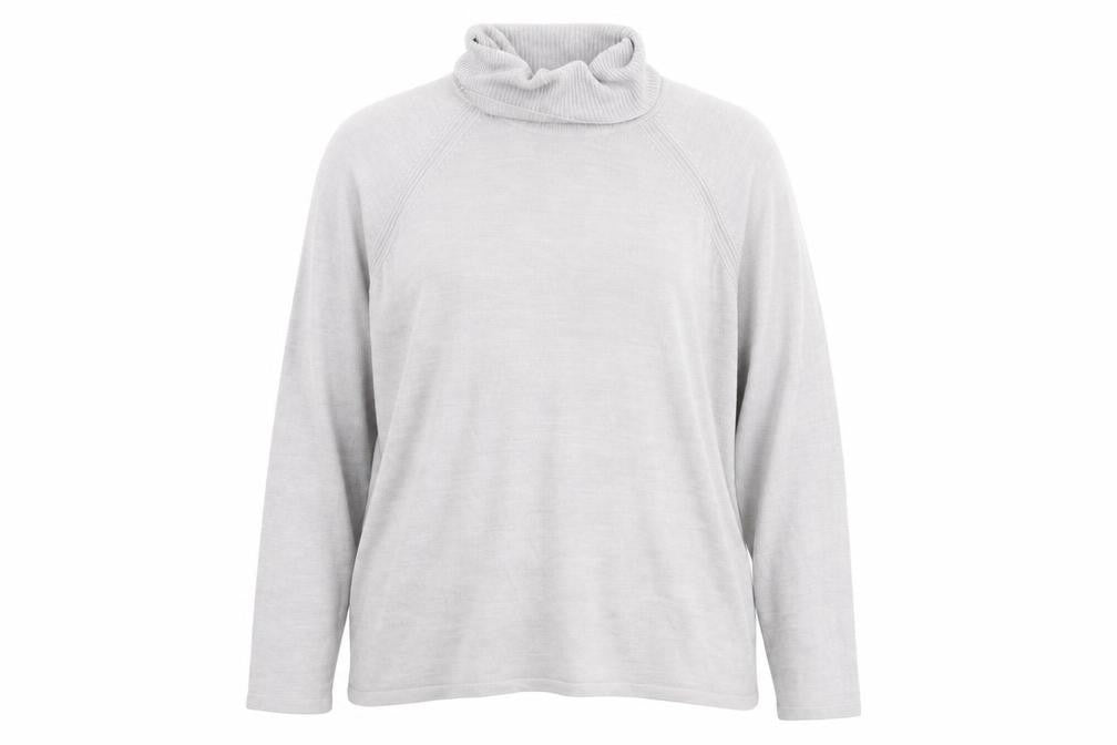 BHS Womens Grey Roll Neck Acrylic Pullover Jumper Size 18