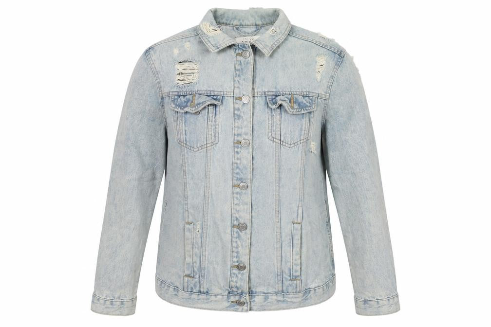 New Look Womens Blue Jacket Size 8 Button