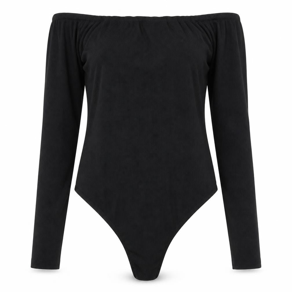 New Look Womens Beige Polyester Bodysuit One-Piece Size 12 Snap