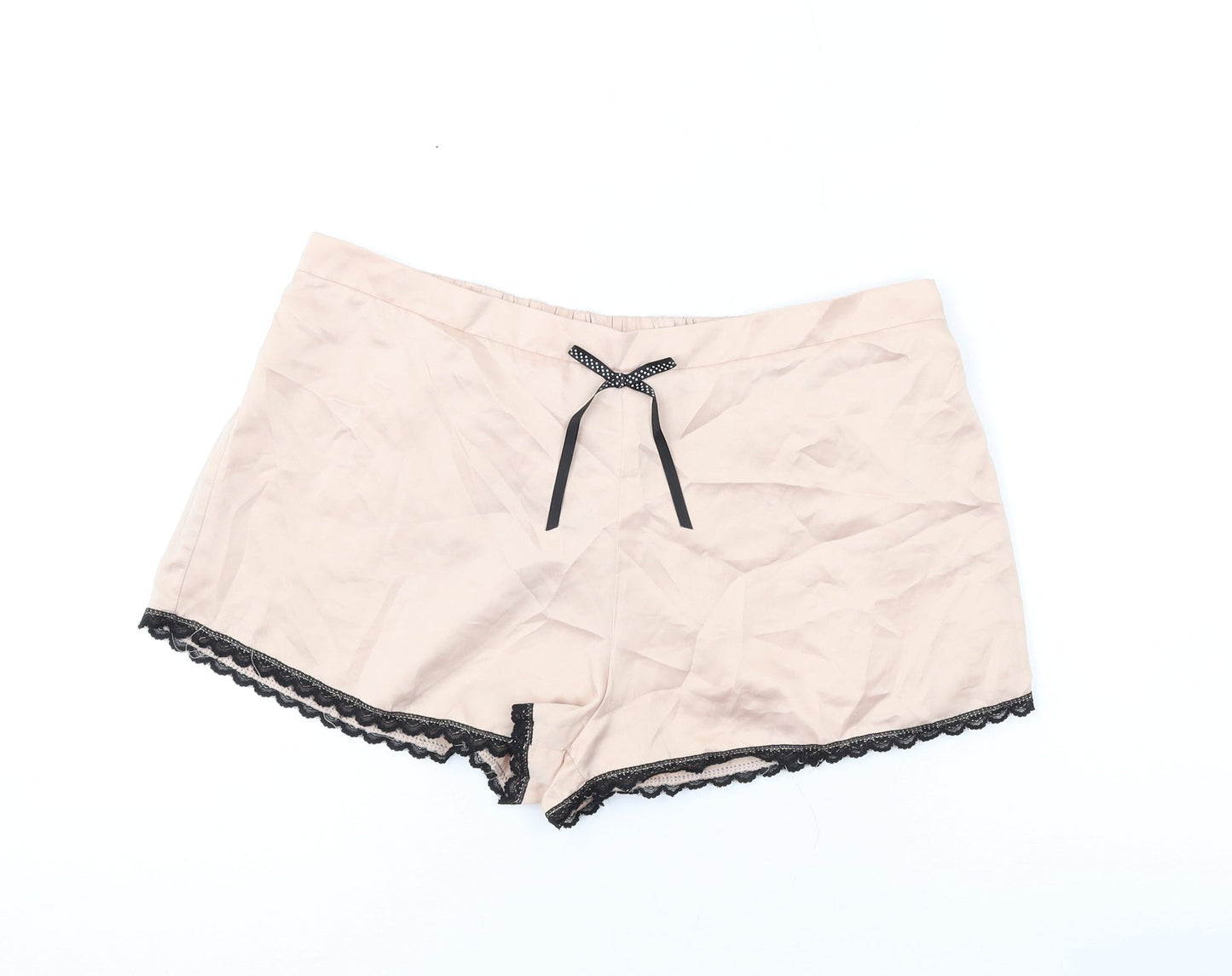 Dorothy Perkins Womens Pink Solid Polyester Cami Sleep Shorts Size S