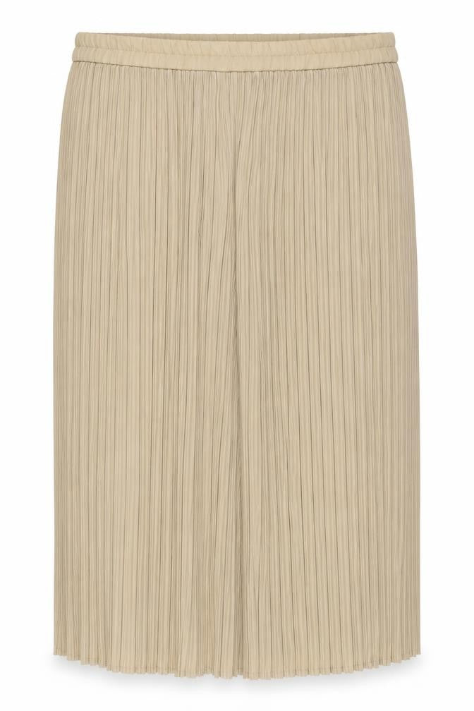 Richards Womens Beige Polyester Pleated Skirt Size 20 Zip