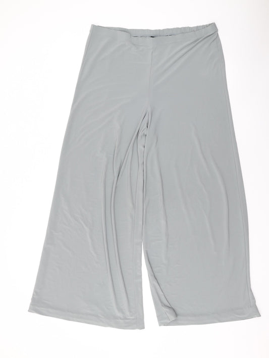 Attitude Womens Grey Polyester Trousers Size M L27 in Regular