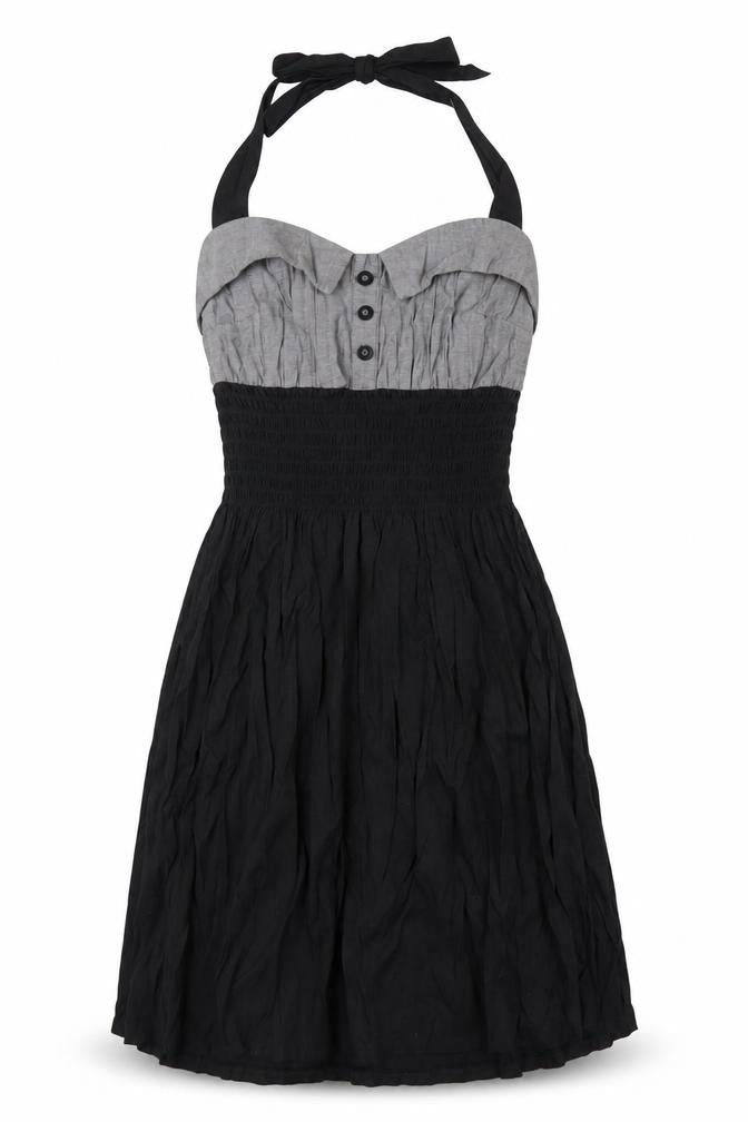 New Look Womens Black Viscose A-Line Size 10 Sweetheart Pullover